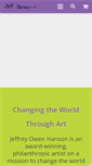 Mobile Screenshot of jeffhansonart.com